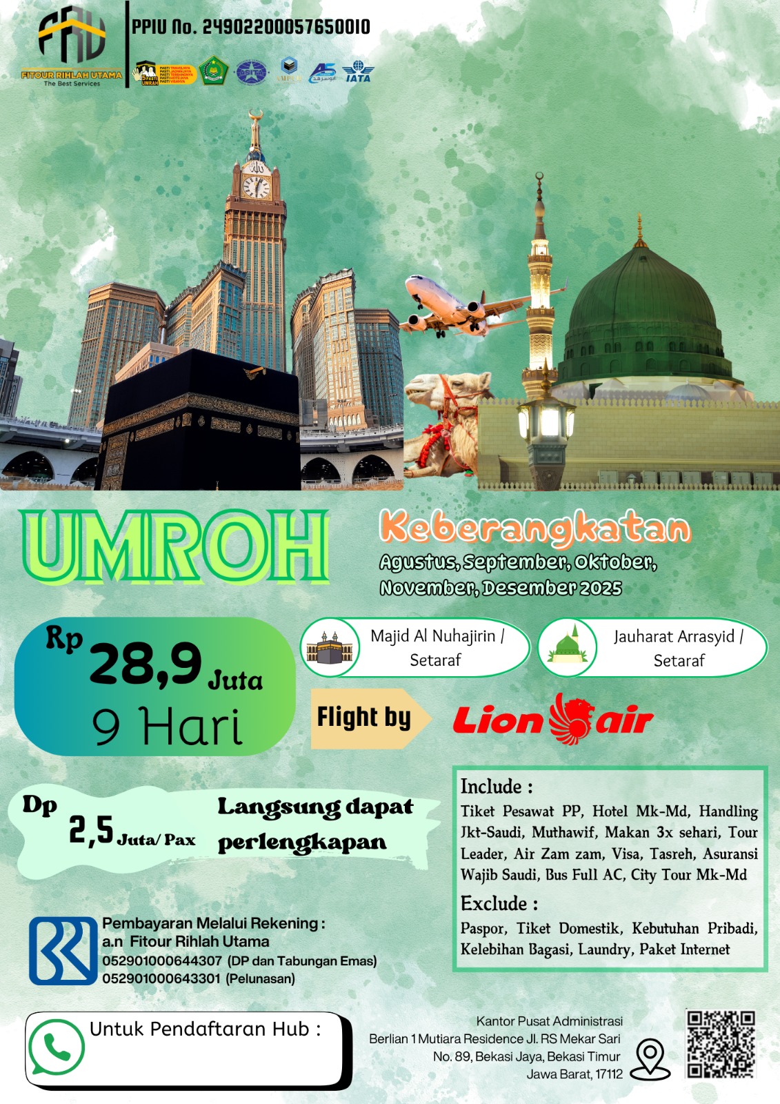 Umroh Bersahabat Awal Musim 